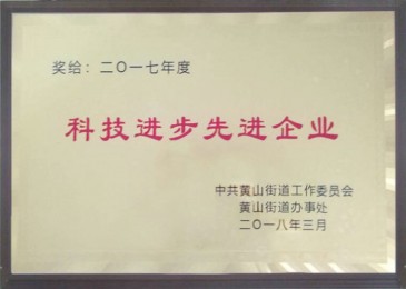 科技進步先進企業(yè)